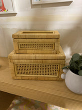 Load image into Gallery viewer, Hayes Rattan Rectangle Box Set
