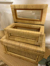 Load image into Gallery viewer, Hayes Rattan Rectangle Box Set
