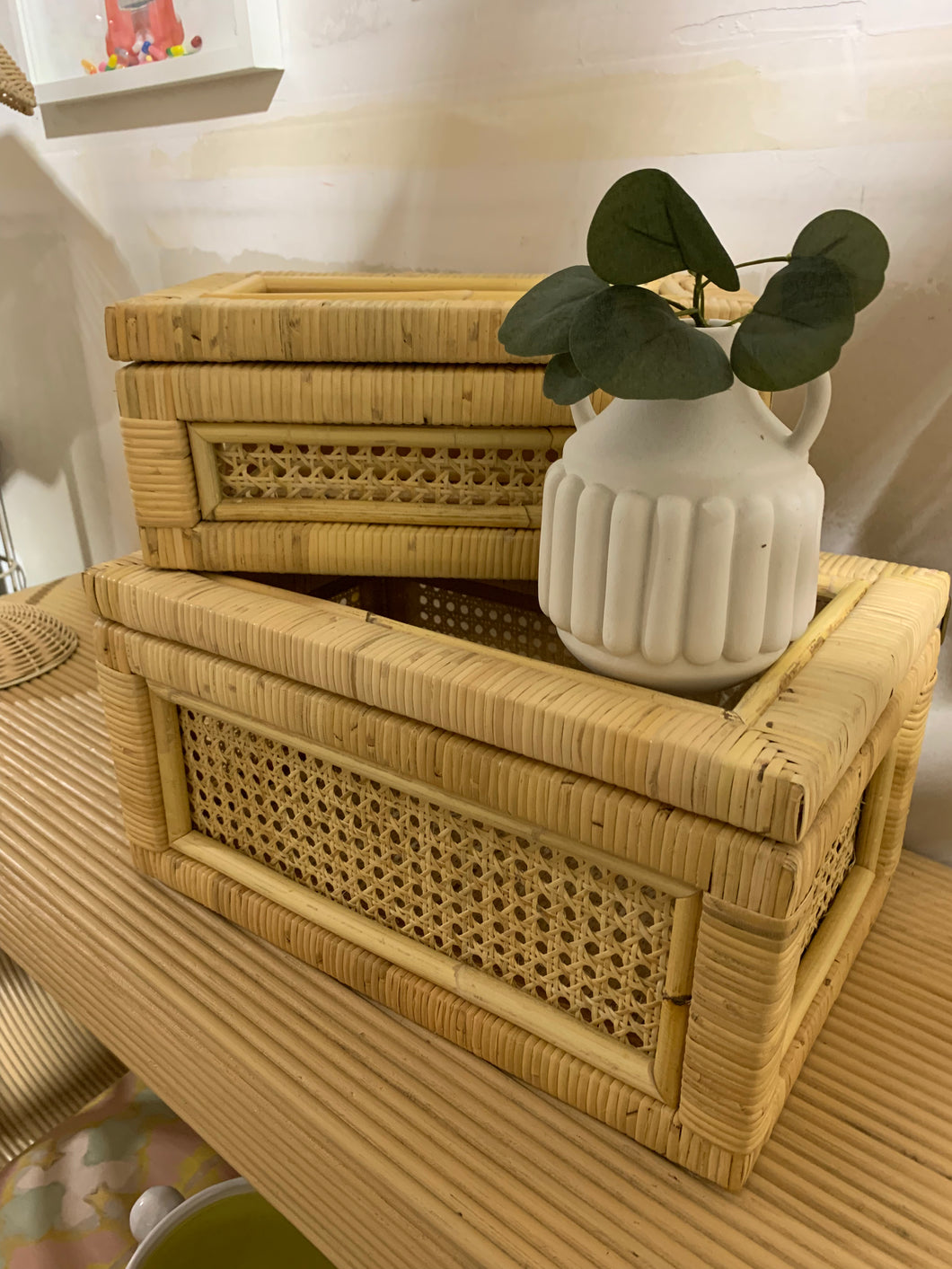 Hayes Rattan Rectangle Box Set