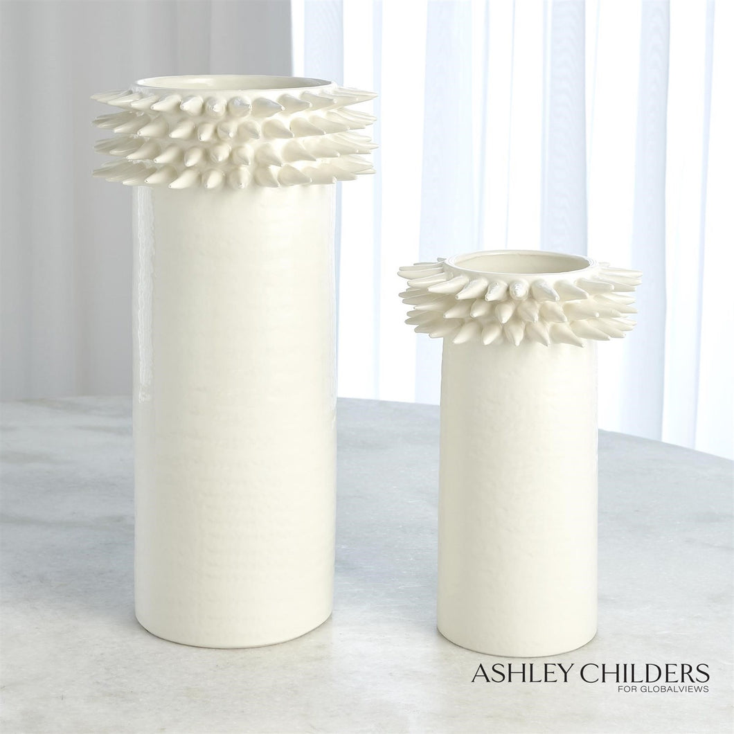 Ashley Childers for Global Views Spiked Cylinder Vase - Small