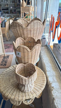 Load image into Gallery viewer, Rattan Flower Holder/Urn - 3 sizes
