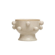 Load image into Gallery viewer, 9&quot; Stoneware Planter w/ Orbs

