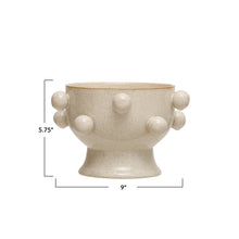 Load image into Gallery viewer, 9&quot; Stoneware Planter w/ Orbs
