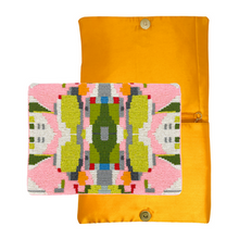 Load image into Gallery viewer, Laura Park Poppy Pink Beaded Clutch
