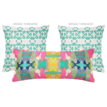 Load image into Gallery viewer, Laura Park Pink Paradise Pillow 14 x 36
