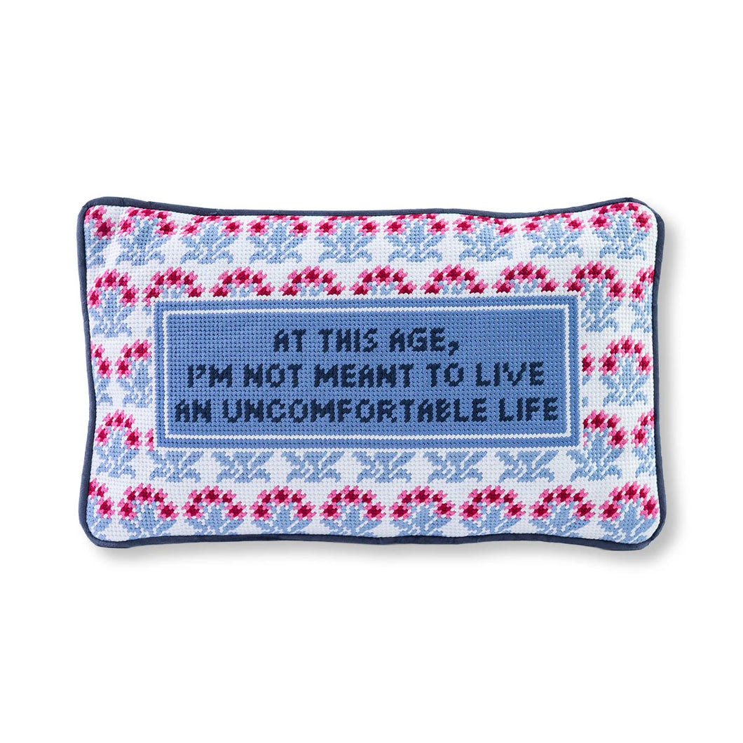 Needlepoint pillow
