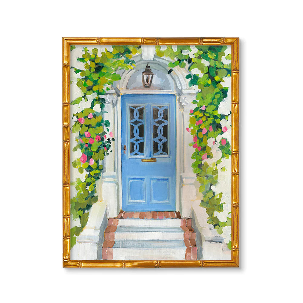 Blue Door by Jenny Westernhofer - Art