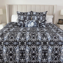 Load image into Gallery viewer, Lapis Lazuli Linen Duvet by Danielle Cather-Cohen
