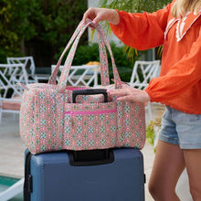 Load image into Gallery viewer, Gasparilla Signature Quilted Duffle Bag by Laura Park
