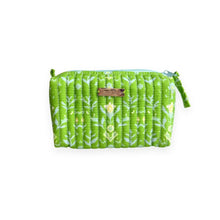 Load image into Gallery viewer, Petal Garden Green Signature Small Cosmetic Bag
