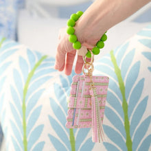 Load image into Gallery viewer, Rosemary Stripe Pink Wristlet Wallet By Laura Park
