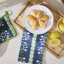 Load image into Gallery viewer, Rosemary Stripe Indigo Tea Towel
