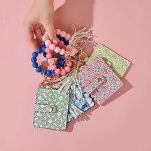 Load image into Gallery viewer, Serendipity Keychain Wristlet Wallet by Laura Park
