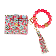 Load image into Gallery viewer, Gasparilla Keychain Wristlet Wallet by Laura Park
