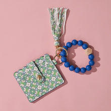 Load image into Gallery viewer, Serendipity Keychain Wristlet Wallet by Laura Park
