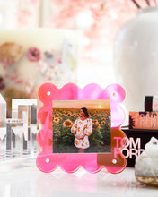 Load image into Gallery viewer, Hot Pink Mini Acrylic Picture Frame
