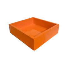 Load image into Gallery viewer, Orange Bamboo Cocktail Napkin Holder by Laura Park
