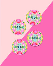 Load image into Gallery viewer, Pink Paradise Coaster by Laura Park
