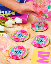 Load image into Gallery viewer, Pink Paradise Coaster by Laura Park
