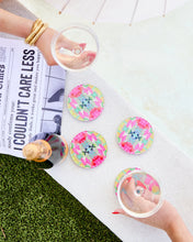 Load image into Gallery viewer, Pink Paradise Coaster by Laura Park
