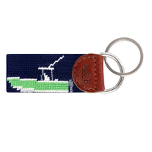 Load image into Gallery viewer, Power Boat Key Fob (Dark Navy)
