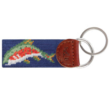 Load image into Gallery viewer, Rainbow Trout Key Fob (Classic Navy)
