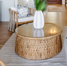Load image into Gallery viewer, April Water Hyacinth Coffee Table
