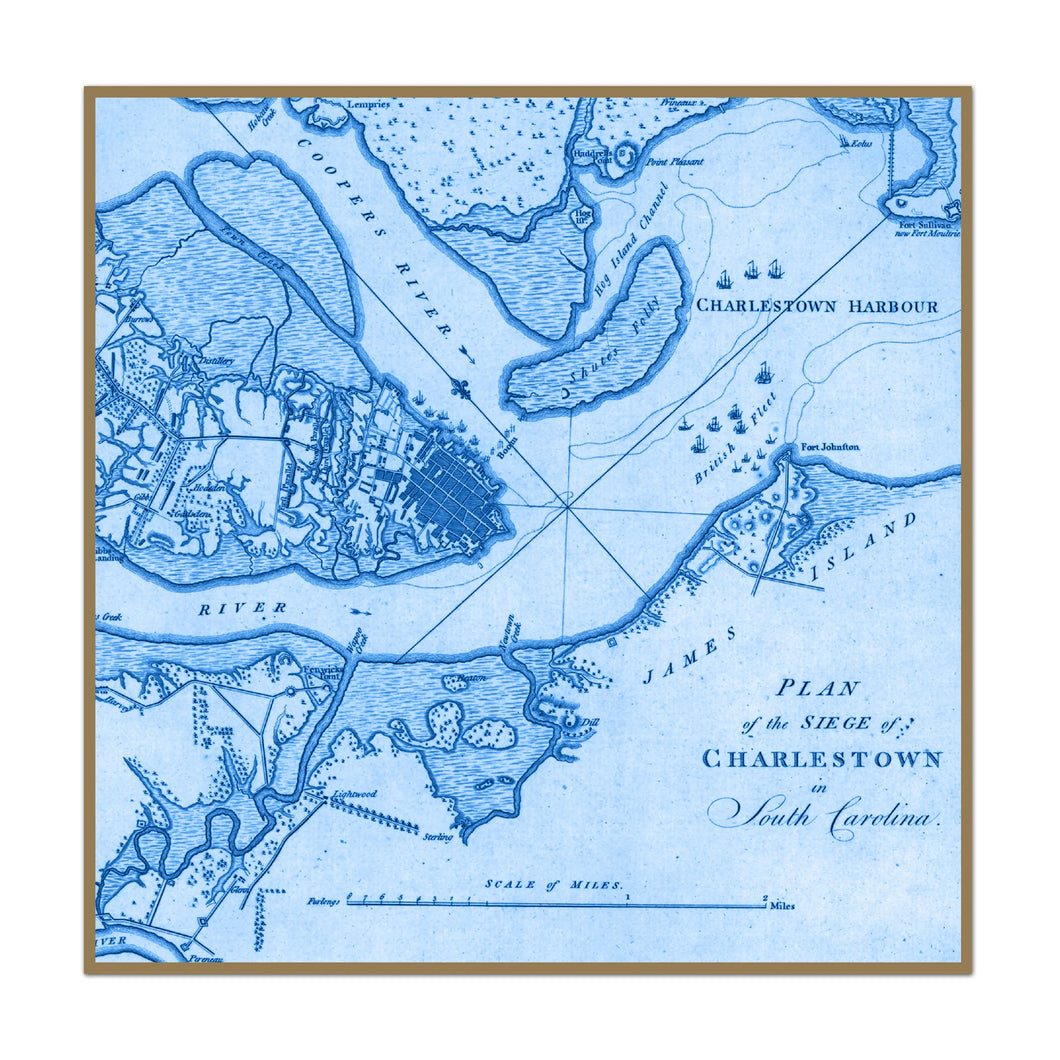 Vintage Charleston Map - 12x12 – Auden & Avery