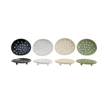 Load image into Gallery viewer, 5"L x 4"W Stoneware Footed Soap Dish (4 Colors)
