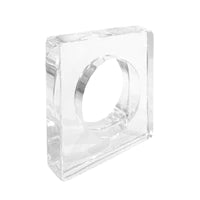 Load image into Gallery viewer, Laura Park Acrylic Napkin Ring Set - Clear
