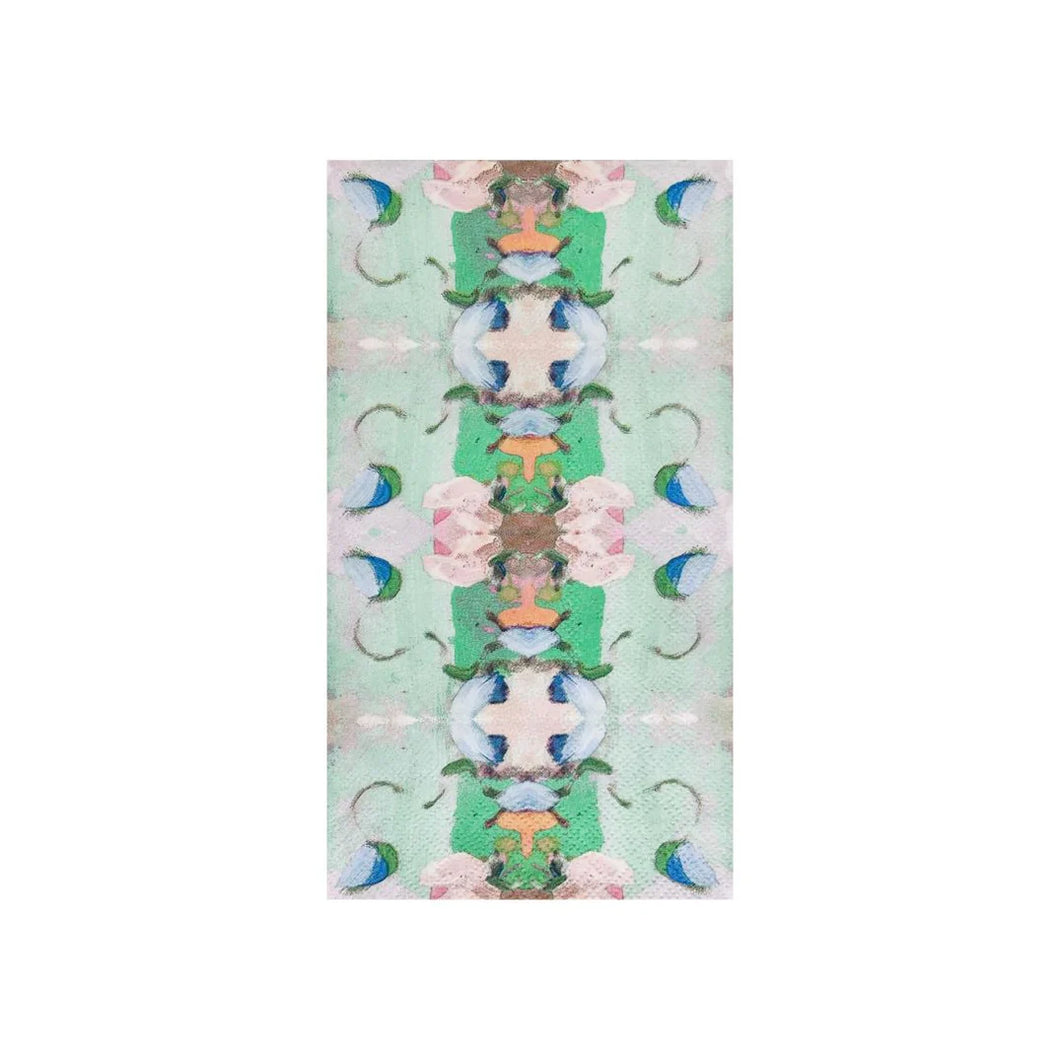 Laura Park Guest Towel - Monet’s Garden Green