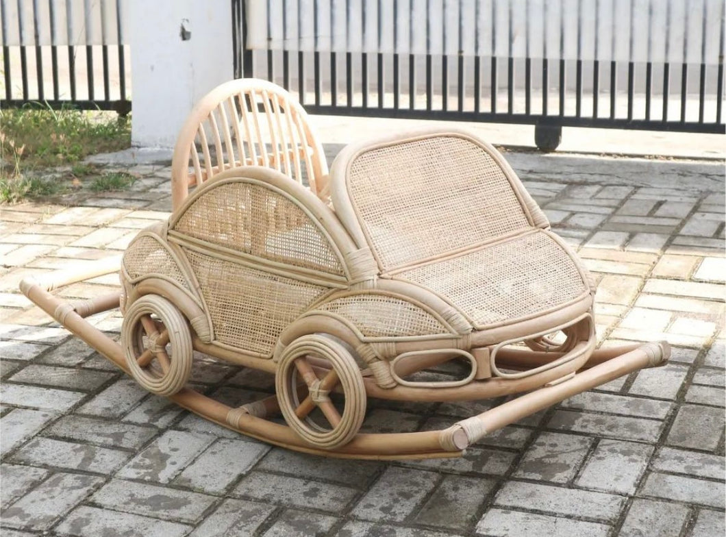 Kids Rattan Car- Pre-Sale