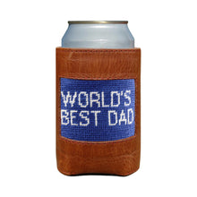 Load image into Gallery viewer, World&#39;s Best Dad Can Cooler (Royal)
