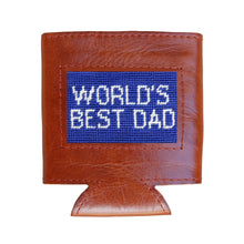 Load image into Gallery viewer, World&#39;s Best Dad Can Cooler (Royal)
