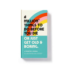 Load image into Gallery viewer, Brass Monkey A Million Things to Do Before You Die Prompted Journal
