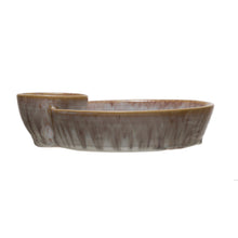Load image into Gallery viewer, Stoneware Serving Dish with Sections
