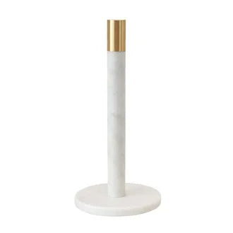 Marble Towel Holder with Brass End