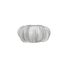Load image into Gallery viewer, 4.25&quot; Round Stoneware Planter with Dimiline detail
