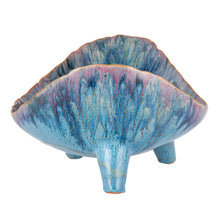 Load image into Gallery viewer, AH3530 Stoneware Footed Organic Shaped Bowl (Each One Will Vary)
