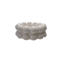 Load image into Gallery viewer, Stoneware Bowl with Balls, White
