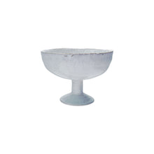Load image into Gallery viewer, Stoneware Footed Bowl, Reactive Crackle Glaze (Each One Will Vary)
