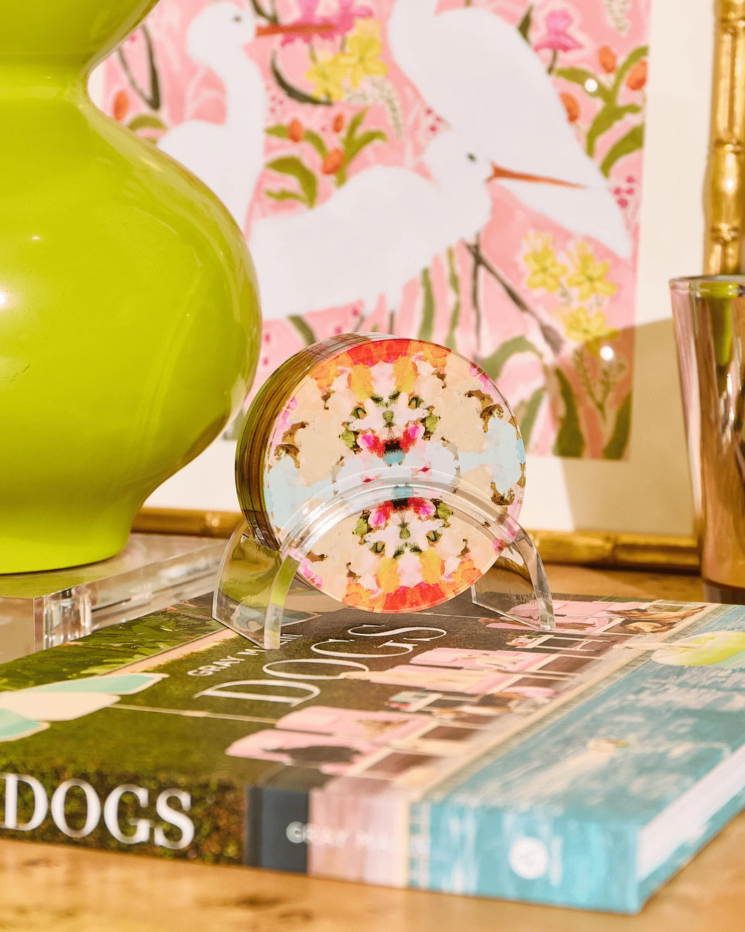 Amber Fresco Coaster