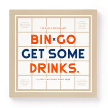 Load image into Gallery viewer, Brass Monkey Bin-go Get A Few Drinks Bingo Book
