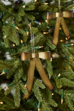 Load image into Gallery viewer, Brassy Bow Ornament
