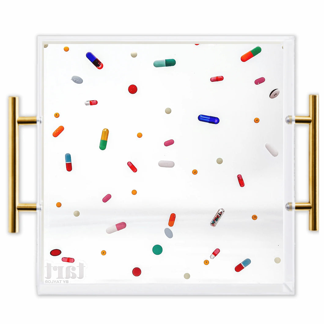 Classic Pill Acrylic Large  Tray