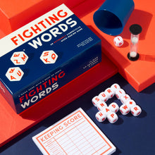 Load image into Gallery viewer, Brass Monkey Fighting Words Dice Game

