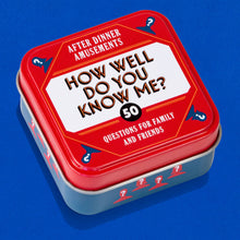 Load image into Gallery viewer, After Dinner Amusements: How Well Do You Know Me?
