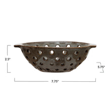 Load image into Gallery viewer, Stoneware Berry Bowl with Glaze
