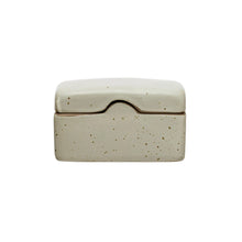 Load image into Gallery viewer, Stoneware Box w/ Lid, Reactive Glaze
