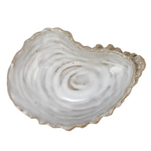 Load image into Gallery viewer, Stoneware Shell Dish/ Oyster Dish
